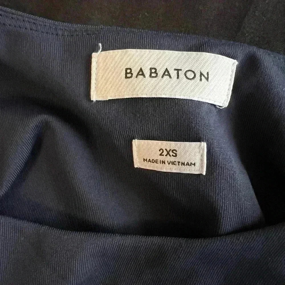 Navy Blue Aritzia/Babaton Long Sleeve Dress in Size 2XS - Picture 5 of 5